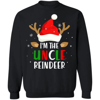 I'm The Uncle Reindeer Matching Family Christmas T-Shirt & Sweatshirt | Teecentury.com