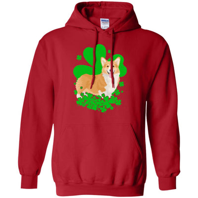 Corgi St. Patrick's Day Clovers T-Shirt & Hoodie | Teecentury.com