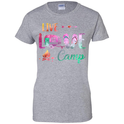 Live Love Camp Car Flip Flops Camping Gifts T-Shirt & Tank Top | Teecentury.com