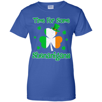 St. Patrick's Time For Some Shenanigans Funny Party T-Shirt & Hoodie | Teecentury.com