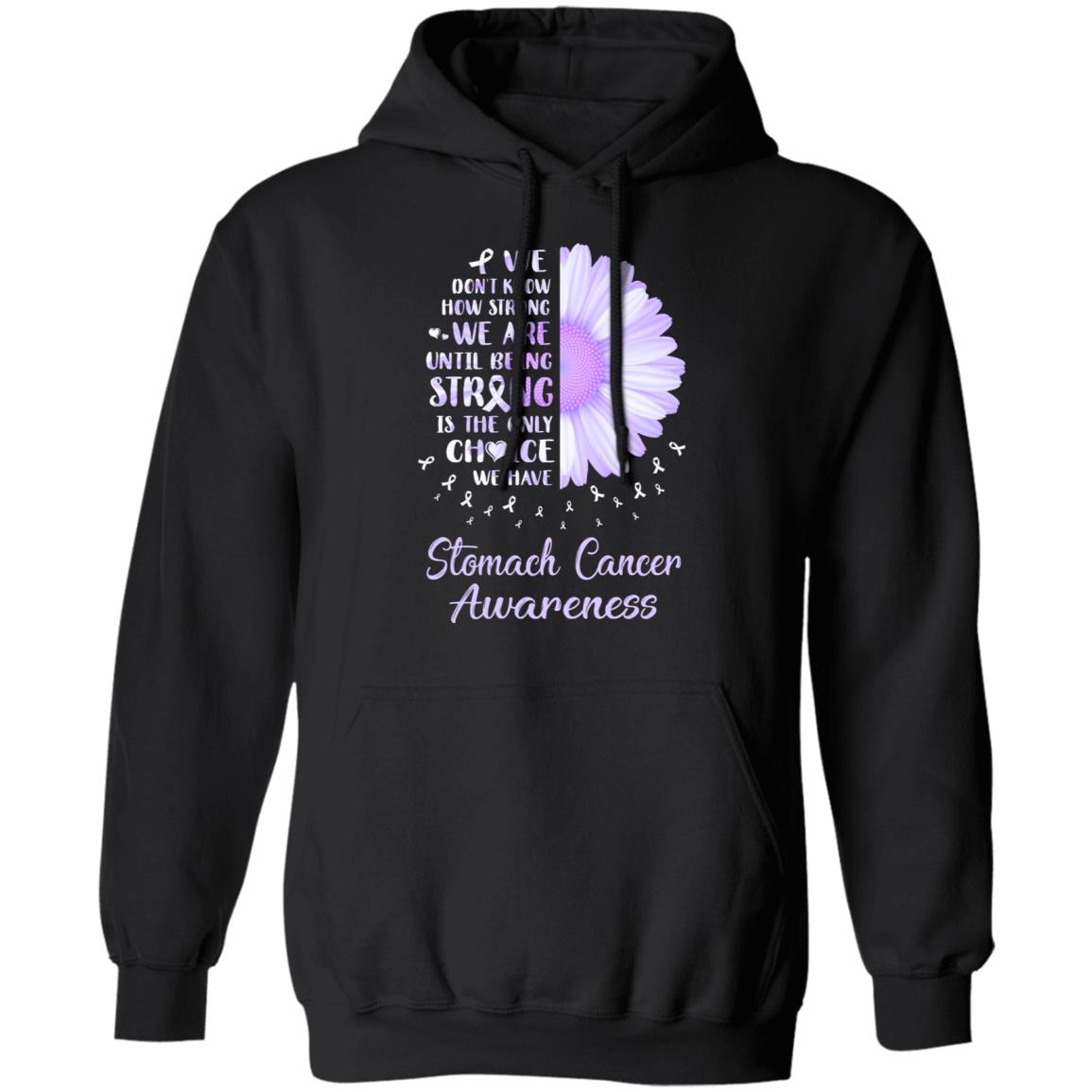 Being Strong Daisy Flower Periwinkle Stomach Cancer T-Shirt & Hoodie | Teecentury.com