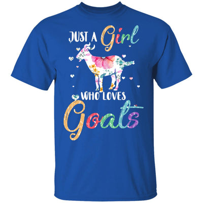 Just A Girl Who Loves Goats Cute Goat Lover T-Shirt & Hoodie | Teecentury.com