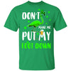 St. Patrick's Day Flamingo Don't Make Me Put My Foot Down T-Shirt & Hoodie | Teecentury.com