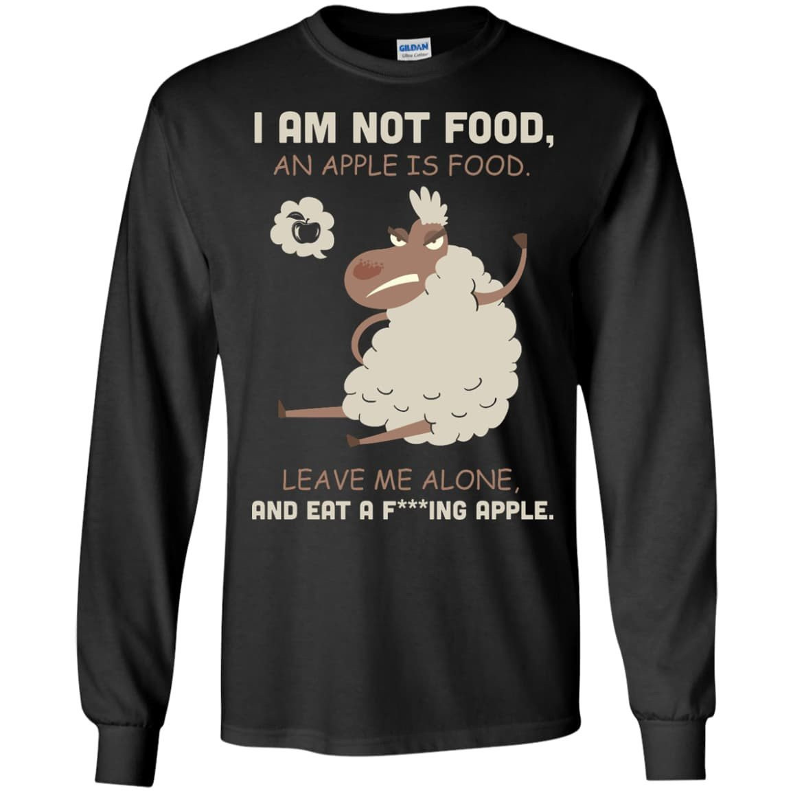 I Am Not Food An Apple Is Food Leave Me Alone Vegetables T-Shirt & Hoodie | Teecentury.com