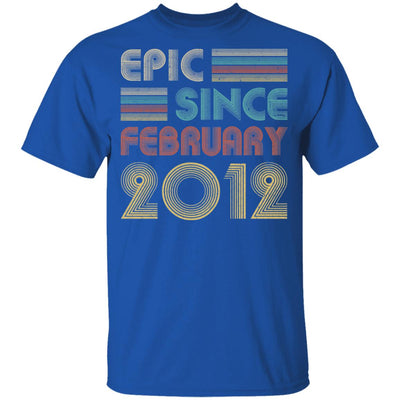 Epic Since February 2012 Vintage 10th Birthday Gifts Youth Youth Shirt | Teecentury.com