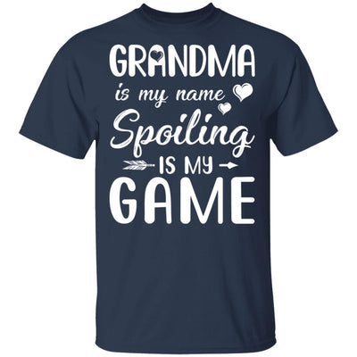 Grandma Is My Name Spoiling Is My Game Funny Mothers Day T-Shirt & Tank Top | Teecentury.com