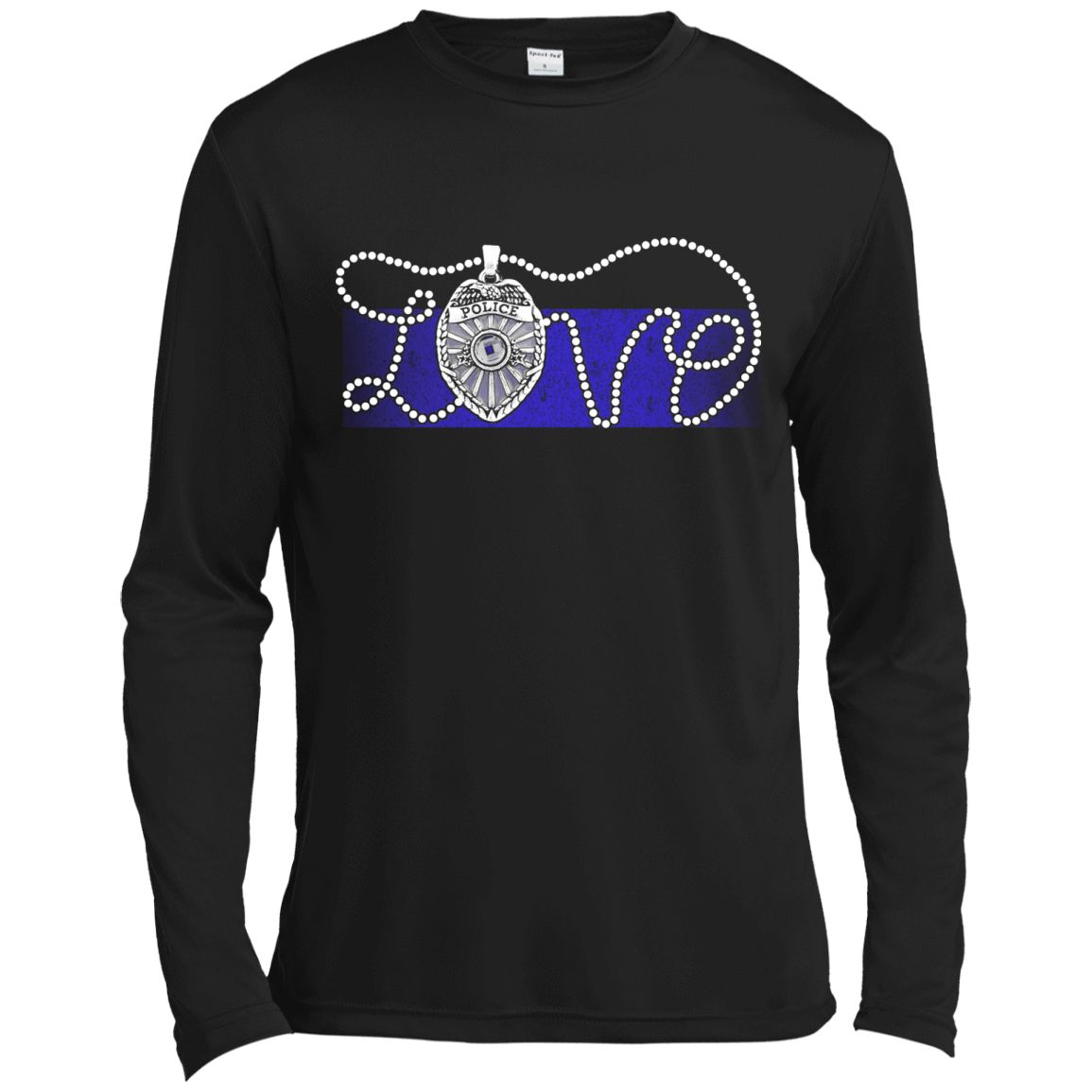 Love Thin Blue Line T-Shirt & Hoodie | Teecentury.com