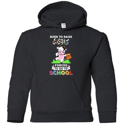 Born To Raise Cow Forced To Go To School Youth Youth Shirt | Teecentury.com