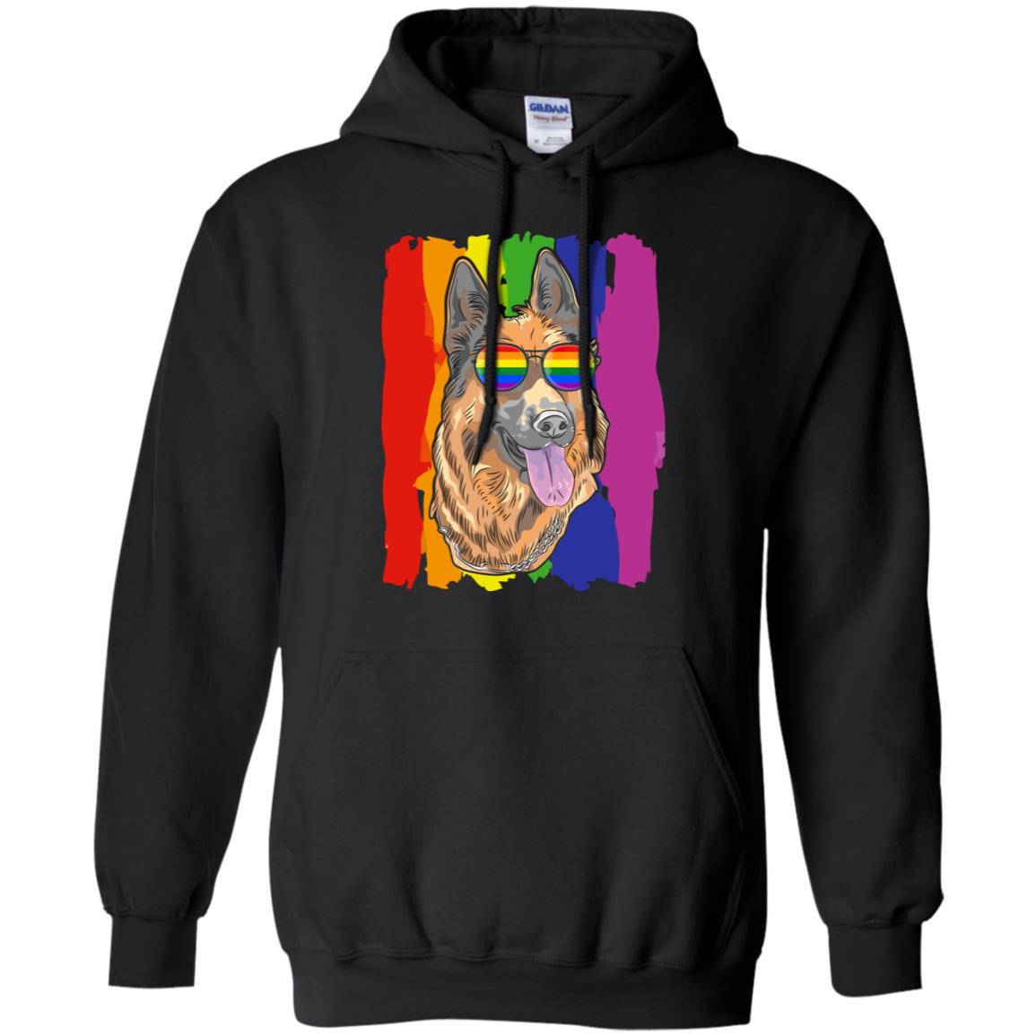 Funny German Shepherd LGBT LGBT Pride Gifts T-Shirt & Hoodie | Teecentury.com