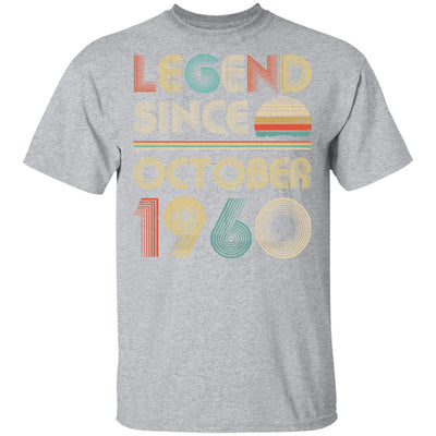 Legend Since October 1960 Vintage 62th Birthday Gifts T-Shirt & Hoodie | Teecentury.com