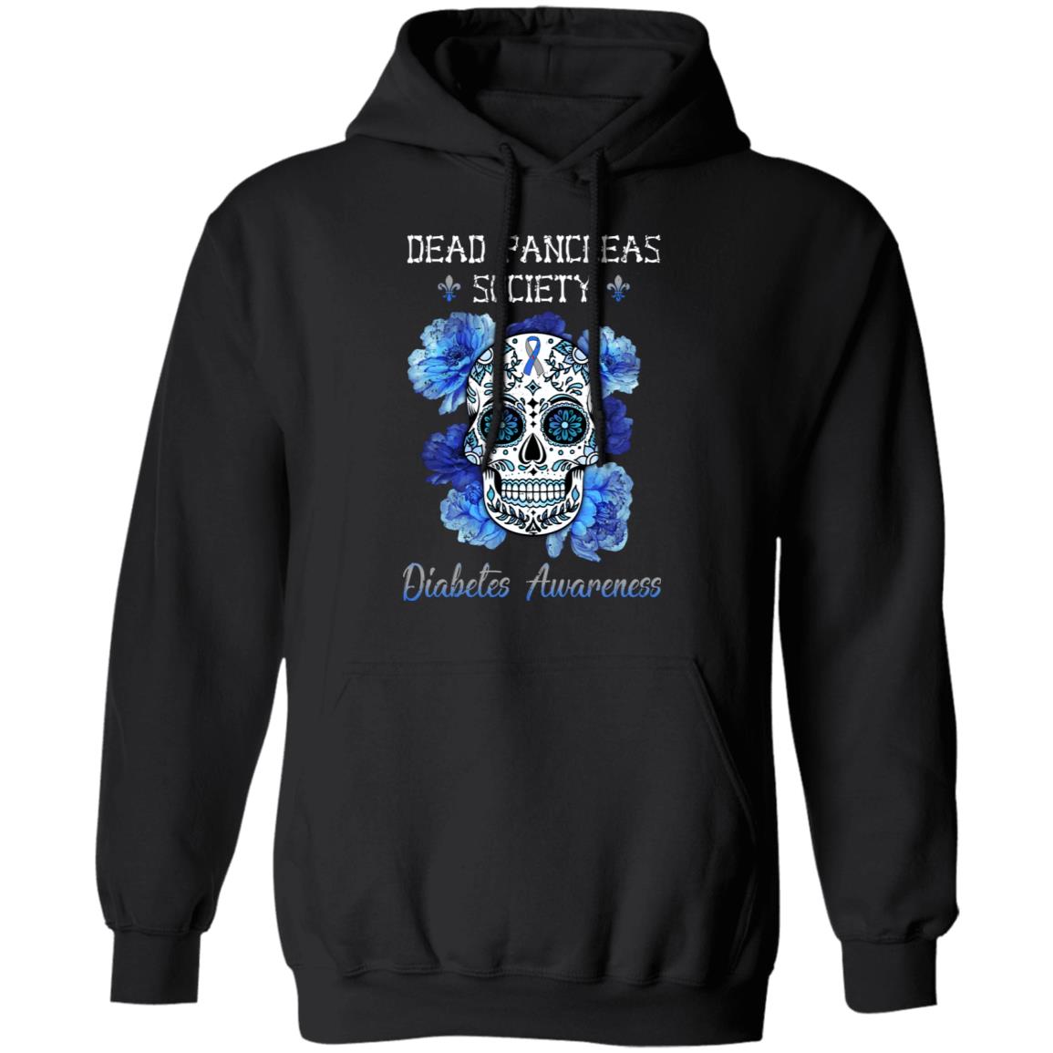 Dead Pancreas Society Sugar Skull Diabetes Awareness T-Shirt & Hoodie | Teecentury.com