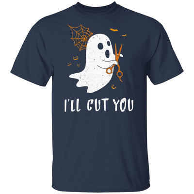 Halloween Boo Ghost I'll Cut You Barber Costume T-Shirt & Hoodie | Teecentury.com
