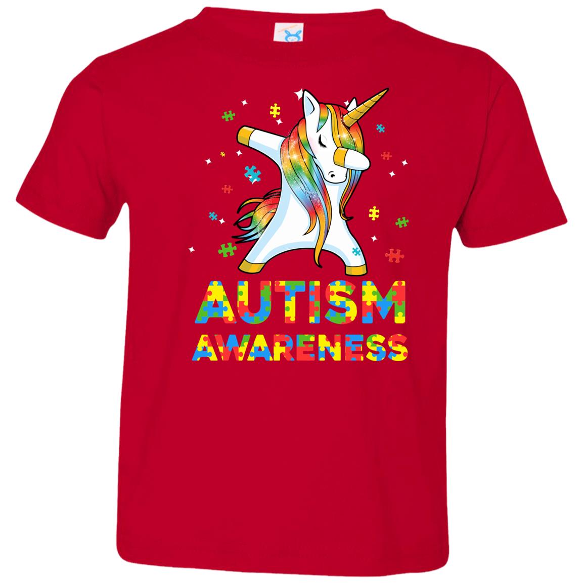 Dabbing Unicorn Puzzle Autism Awareness For Girls Youth Youth Shirt | Teecentury.com