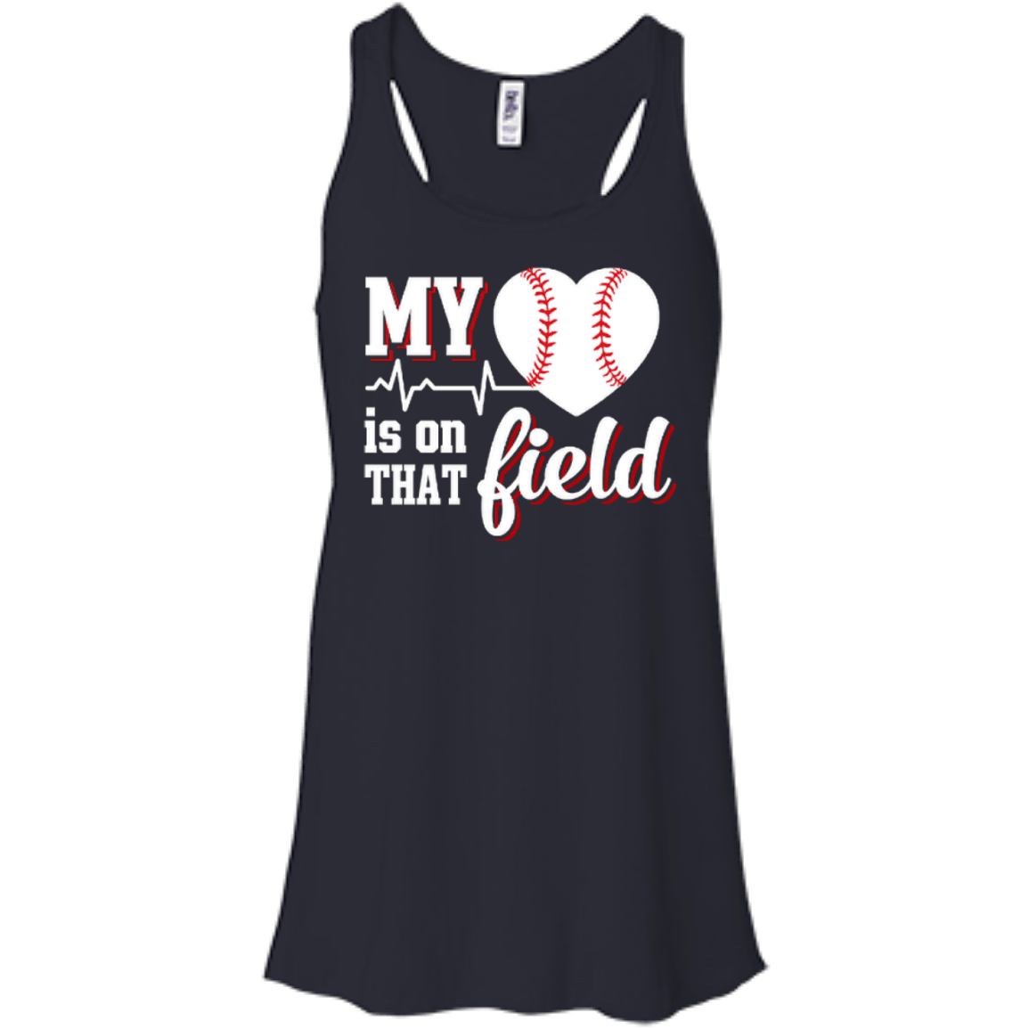 My Heart Is On That Field Baseball T-Shirt & Hoodie | Teecentury.com