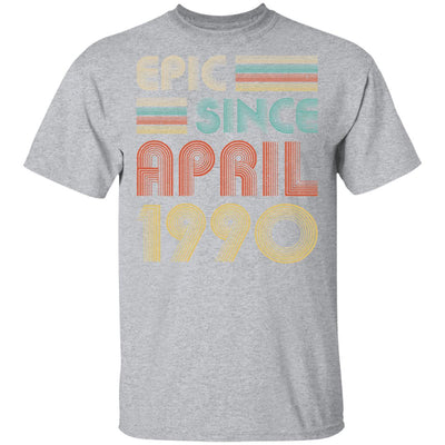 Epic Since April 1990 Vintage 32th Birthday Gifts T-Shirt & Hoodie | Teecentury.com