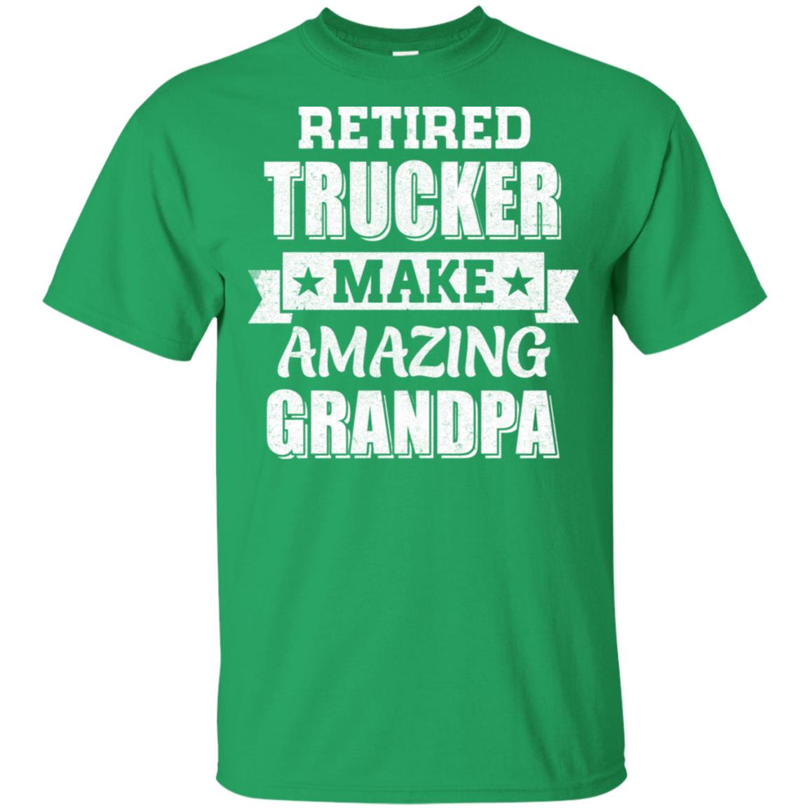 Funny Retired Trucker Make Amazing Grandpa Gifts T-Shirt & Hoodie | Teecentury.com