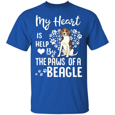 My Heart Is Held By The Paws Of A Beagle Lover T-Shirt & Hoodie | Teecentury.com
