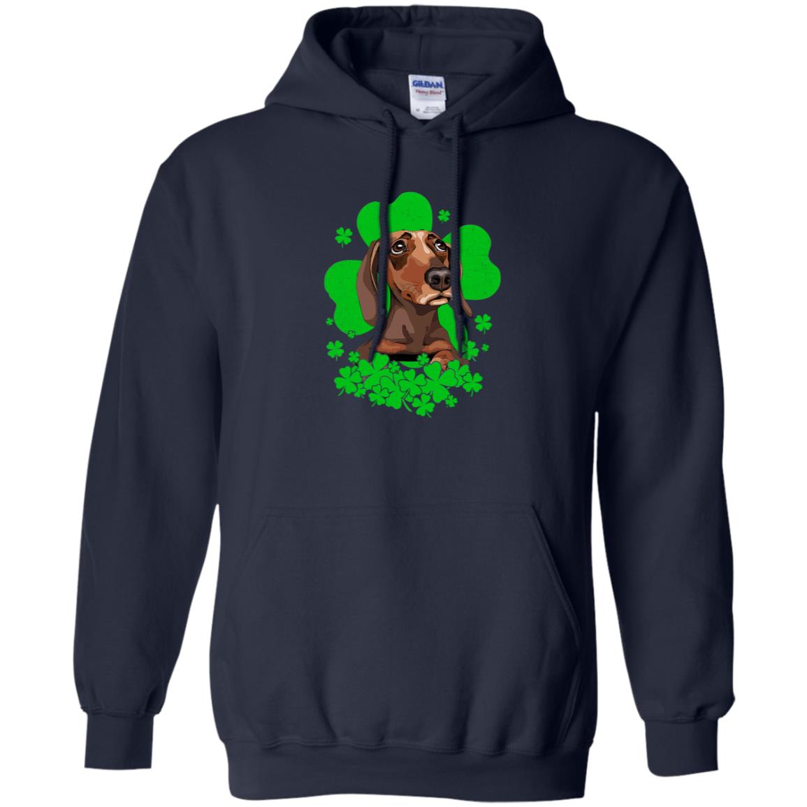 Dachshund St. Patrick's Day Clovers T-Shirt & Hoodie | Teecentury.com