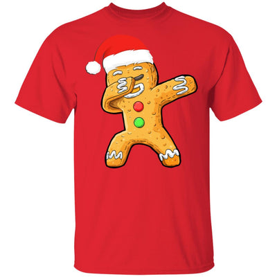 Dabbing Gingerbread Santa Christmas Kids Boys Xmas Cookie T-Shirt & Sweatshirt | Teecentury.com