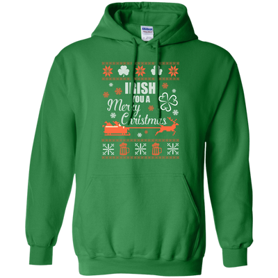 Irish You A Merry Chrristmas T-Shirt & Hoodie | Teecentury.com