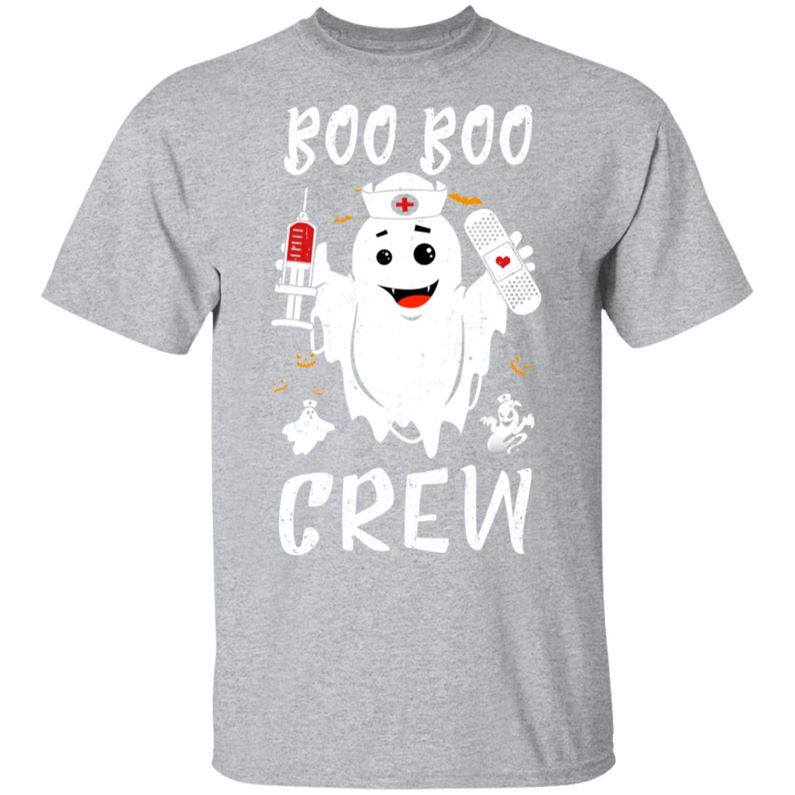 Boo Boo Crew Nurse Ghost Girls Funny Halloween Costume T-Shirt & Hoodie | Teecentury.com
