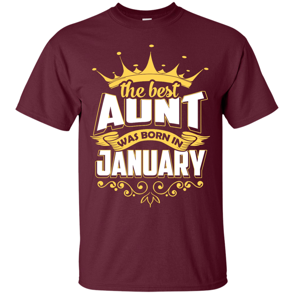 The Best Aunt Was Born In January T-Shirt & Hoodie | Teecentury.com