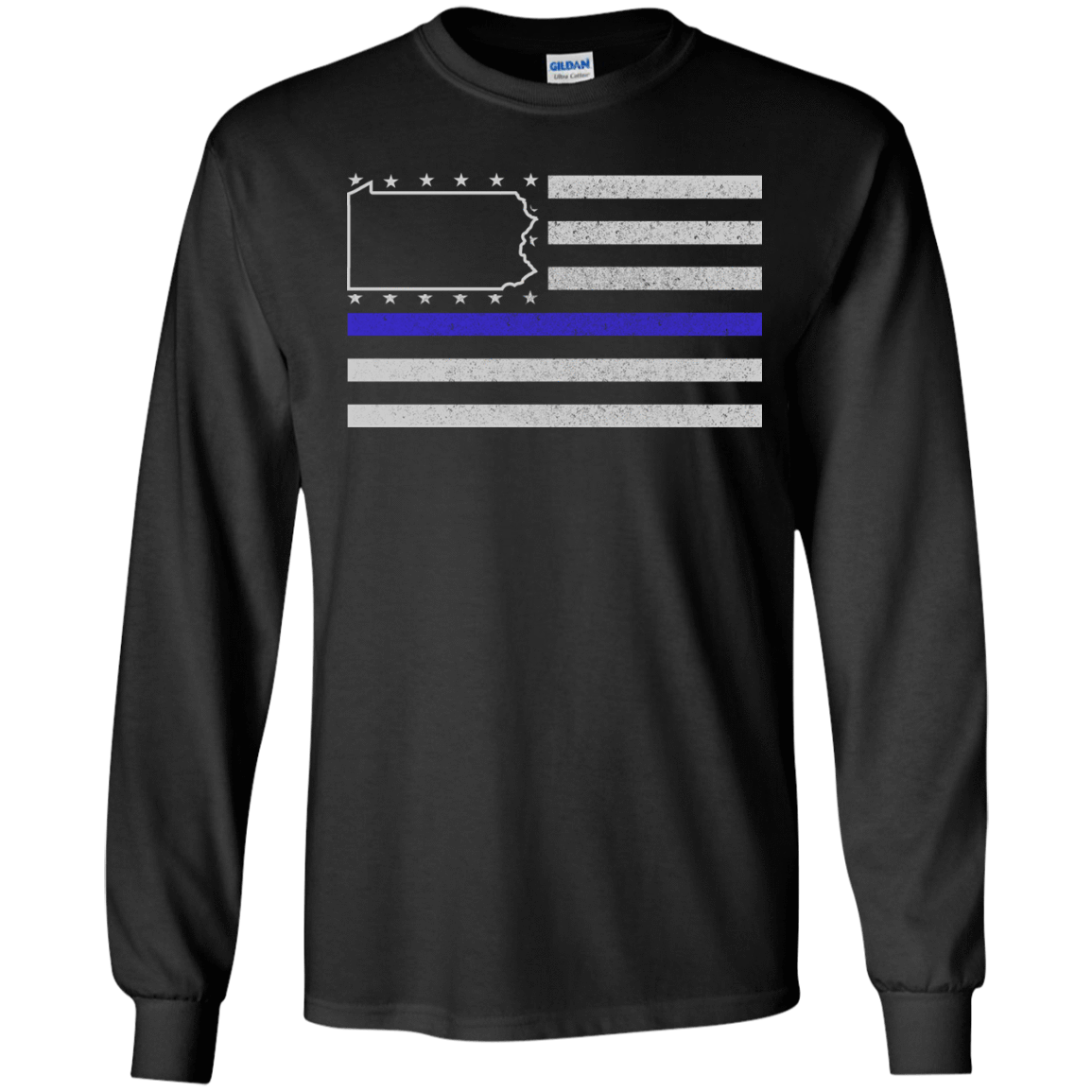 Pennsylvania Thin Blue Line Police State T-Shirt & Hoodie | Teecentury.com