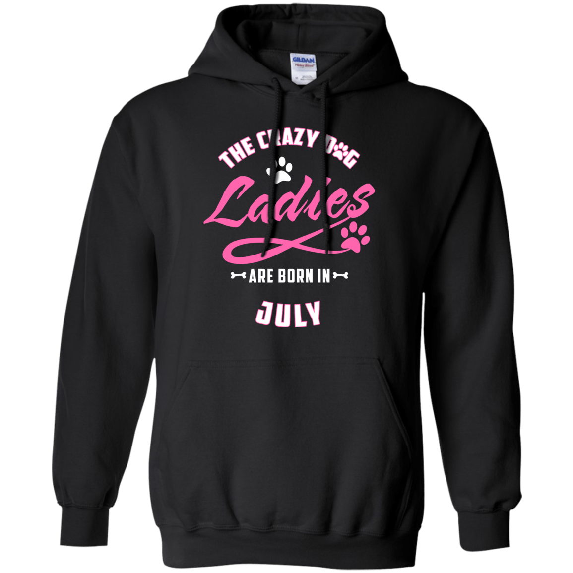 The Crazy Dog Ladies Are Born In July T-Shirt & Hoodie | Teecentury.com
