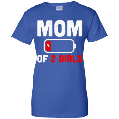 Funny Mom Of 2 Girls Mothers Day Gifts T-Shirt & Hoodie | Teecentury.com