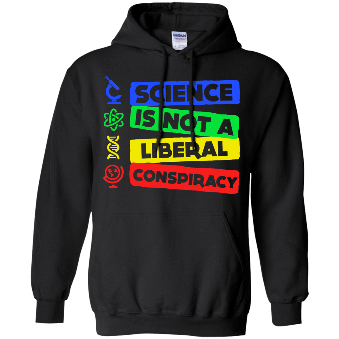 Science Is Not A Liberal Conspiracy T-Shirt & Hoodie | Teecentury.com