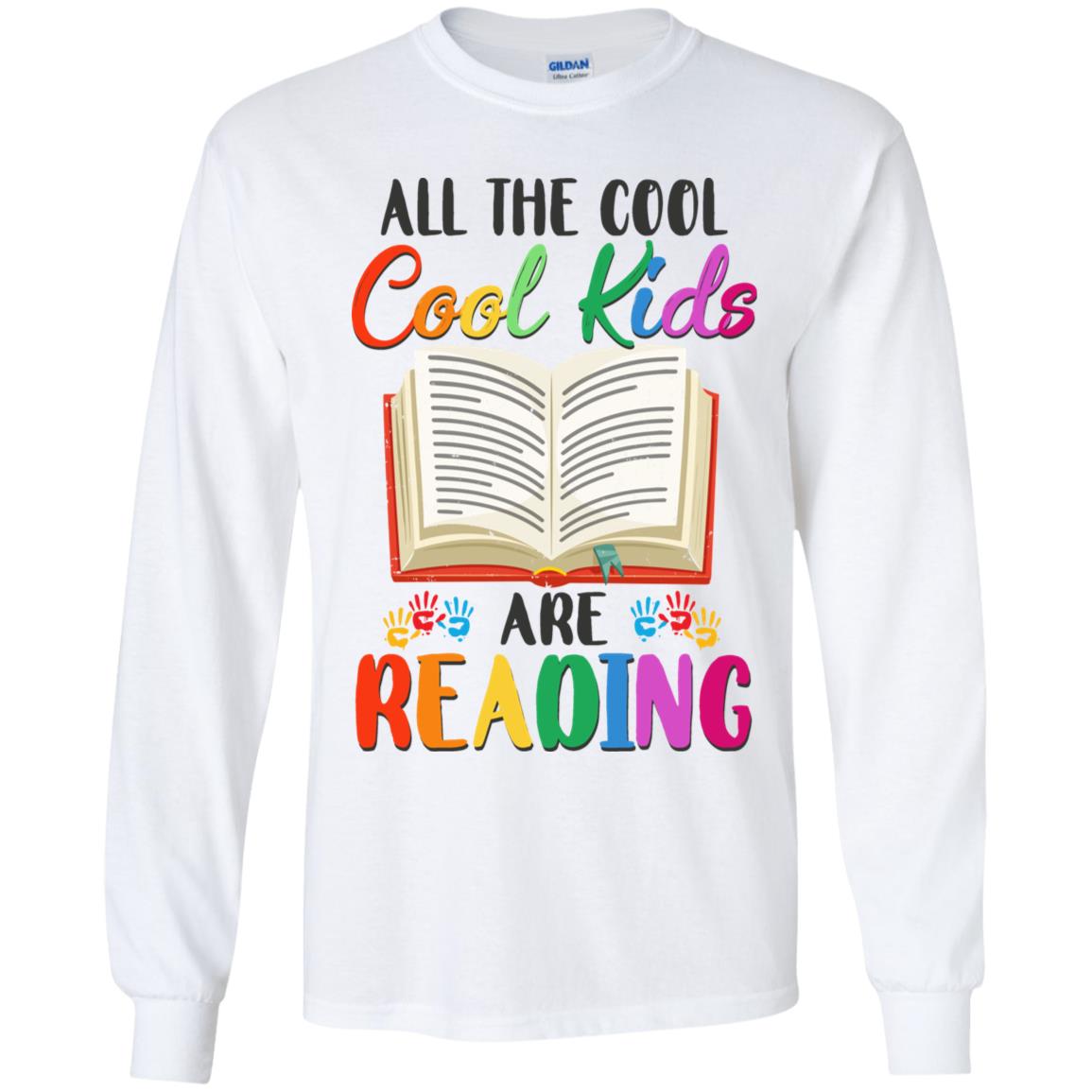 All The Cool Kids Are Reading Book Lover Gifts Youth Youth Shirt | Teecentury.com