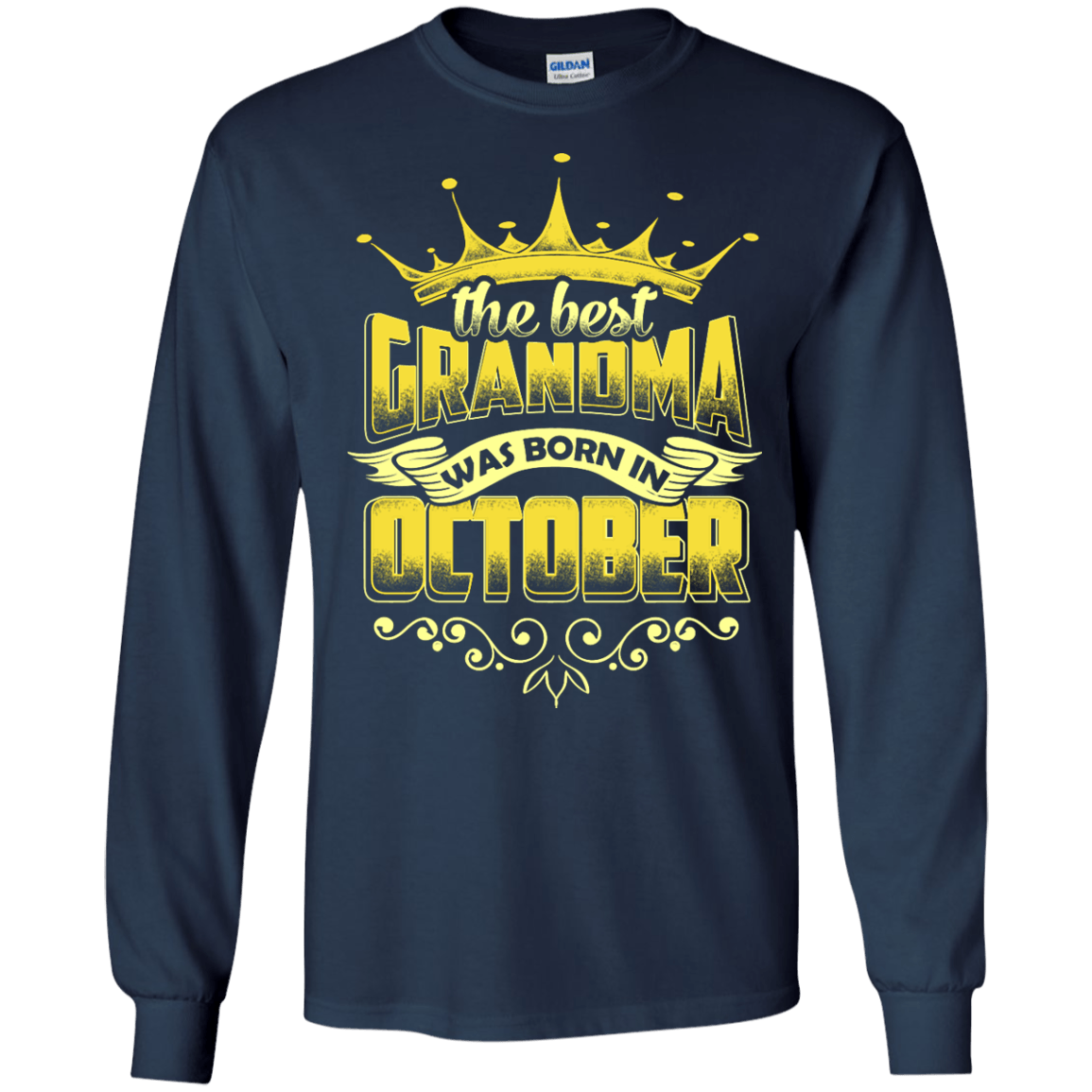 The Best Grandma Was Born In October T-Shirt & Hoodie | Teecentury.com