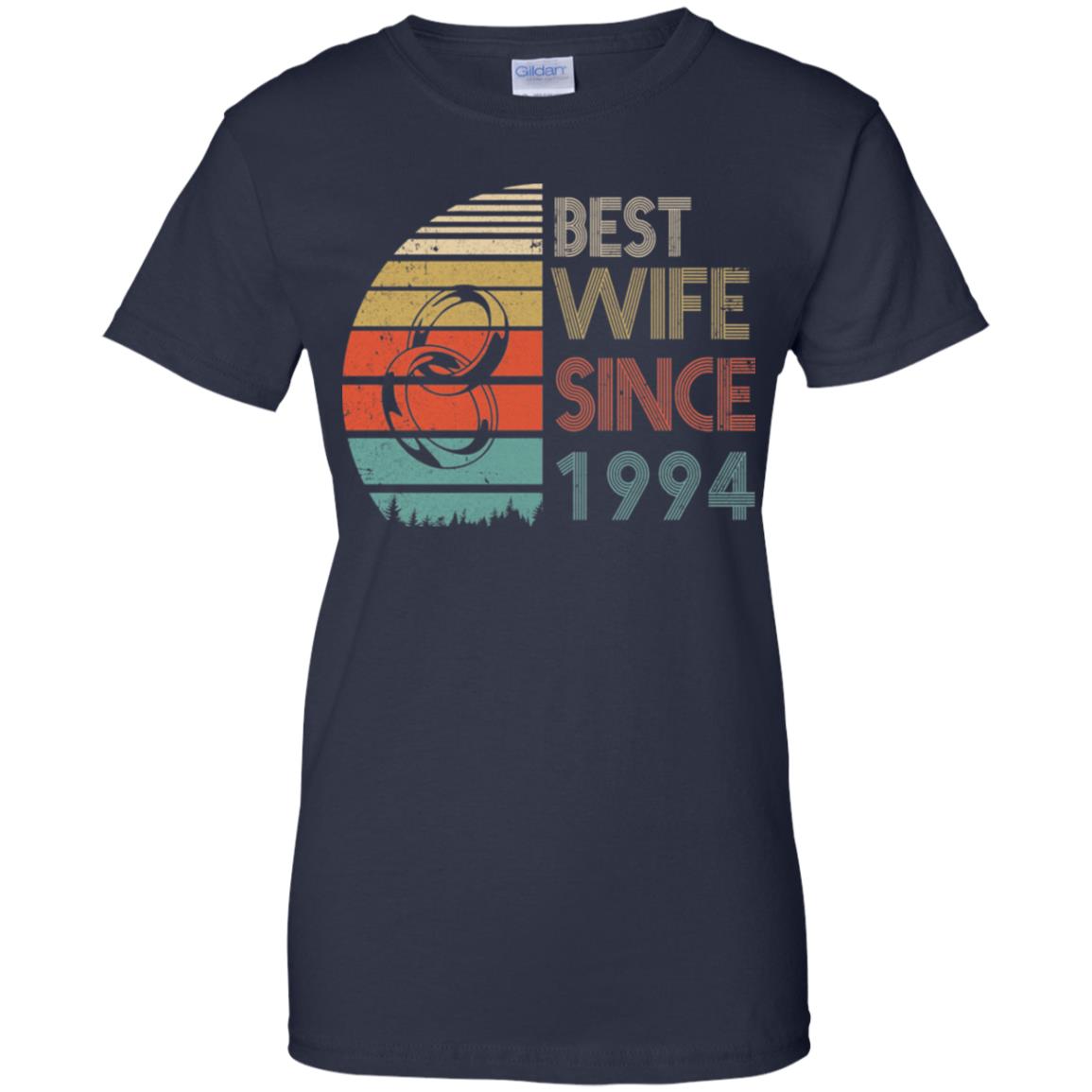 28th Wedding Anniversary Gifts Best Wife Since 1994 T-Shirt & Hoodie | Teecentury.com