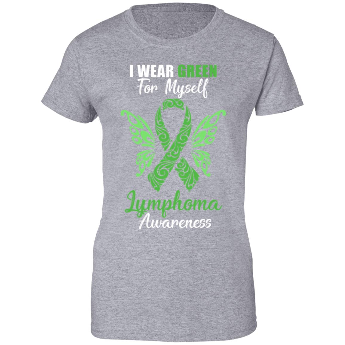 I Wear Green For Myself Lymphoma Awareness Gift T-Shirt & Hoodie | Teecentury.com