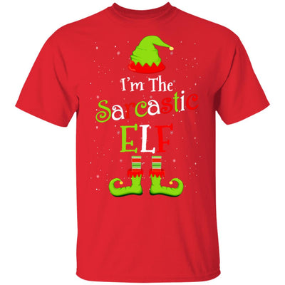 I'm The Sarcastic Elf Family Matching Funny Christmas Group Gift T-Shirt & Sweatshirt | Teecentury.com