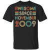 Awesome Since November 2009 Vintage 13th Birthday Gifts Youth Youth Shirt | Teecentury.com
