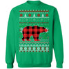 Bear Red Plaid Ugly Christmas Sweater Funny Gifts T-Shirt & Sweatshirt | Teecentury.com