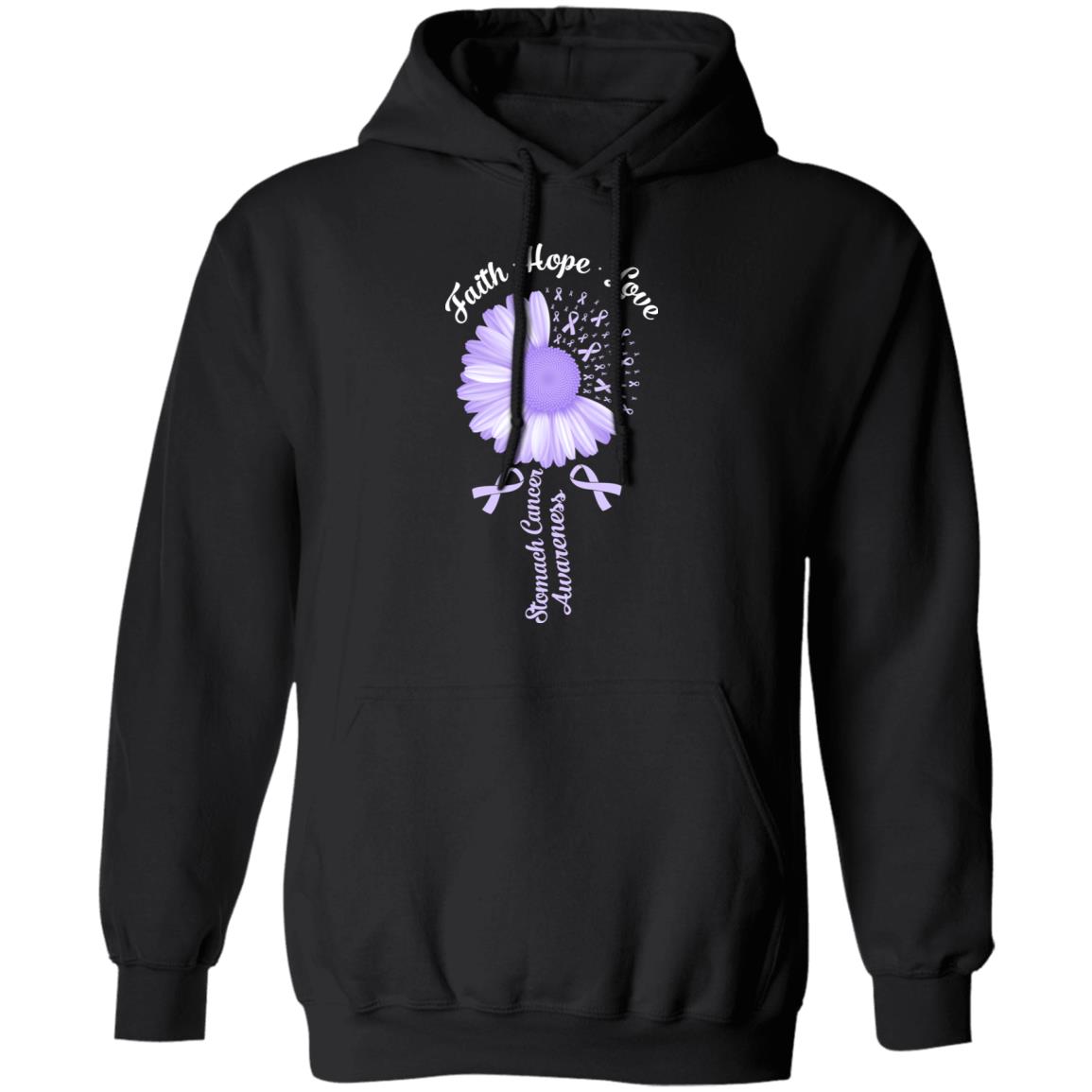 Faith Hope Love Periwinkle Stomach Cancer Awareness T-Shirt & Hoodie | Teecentury.com