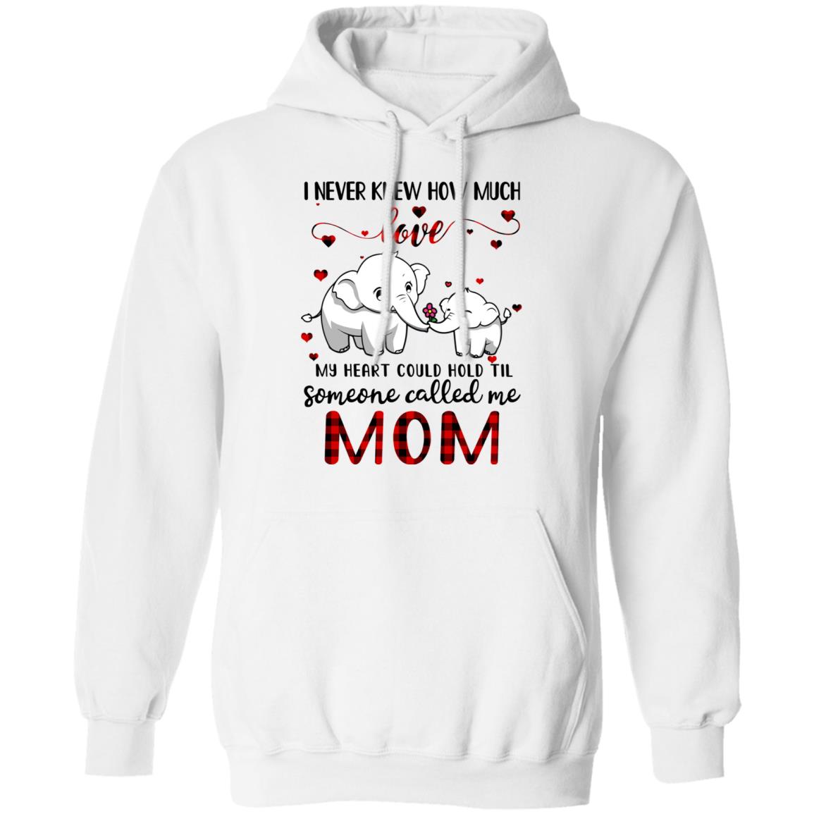 Someone Called Me Mom Elephant Red Plaid Mother's Day T-Shirt & Hoodie | Teecentury.com