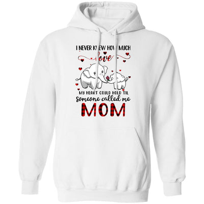 Someone Called Me Mom Elephant Red Plaid Mother's Day T-Shirt & Hoodie | Teecentury.com