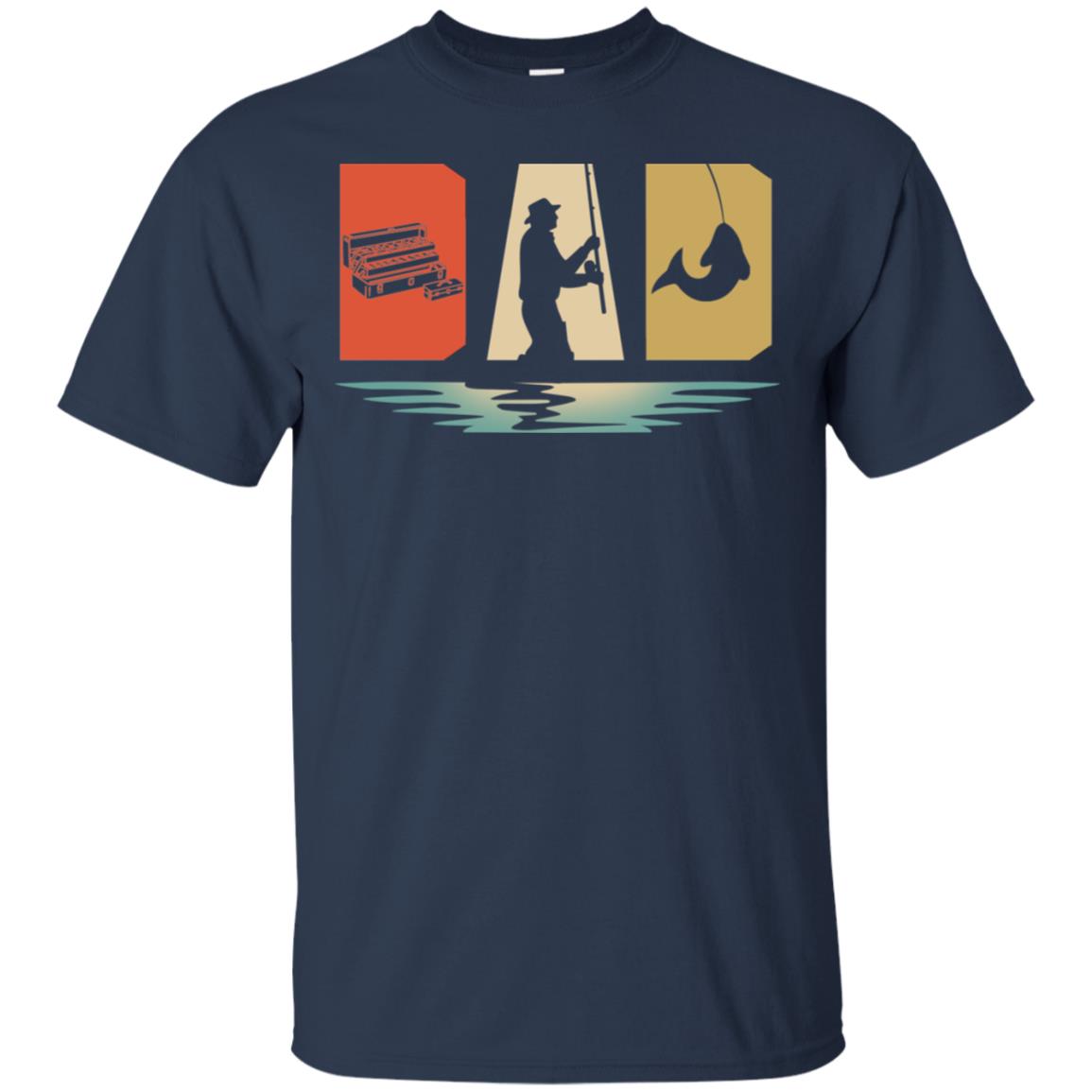 Vintage Fishing Dad Father's Day Gift T-Shirt & Hoodie | Teecentury.com