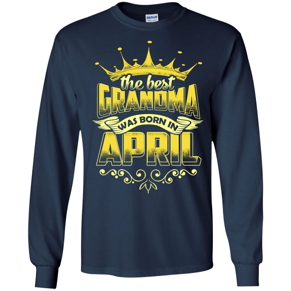 The Best Grandma Was Born In April T-Shirt & Hoodie | Teecentury.com