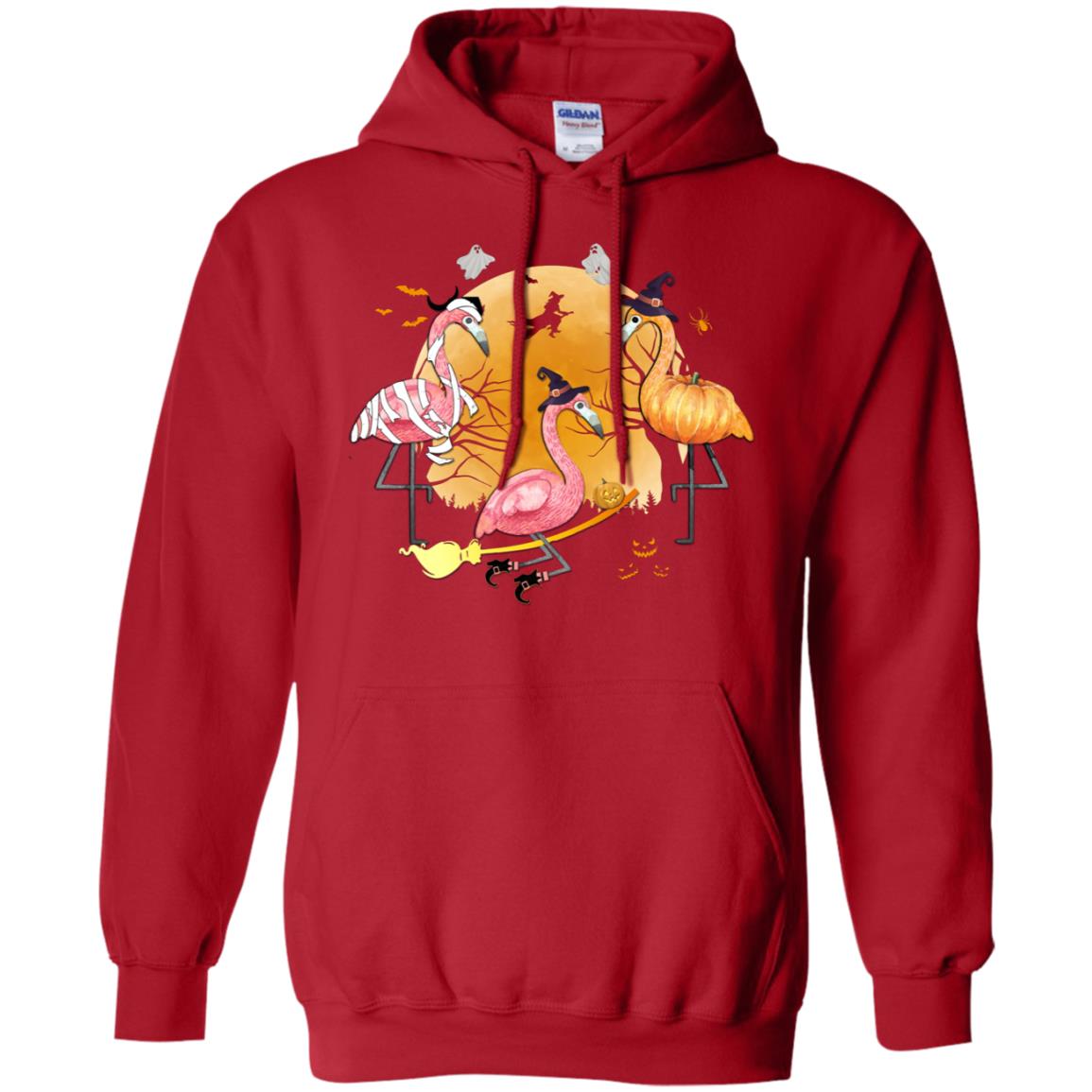 Flamingo Lover Funny Pumpkin Halloween Party T-Shirt & Hoodie | Teecentury.com