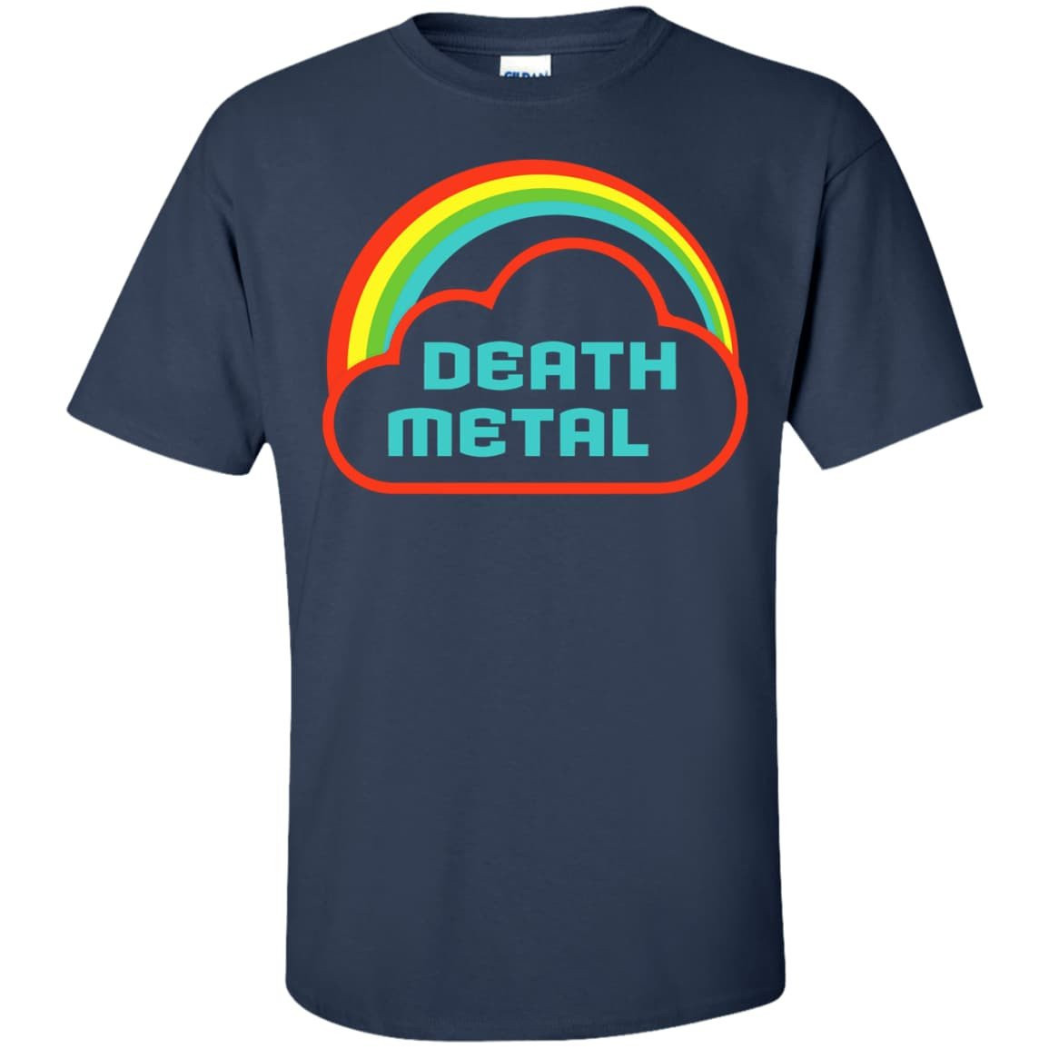 Death Metal Rainbow Rocker T-Shirt & Hoodie | Teecentury.com