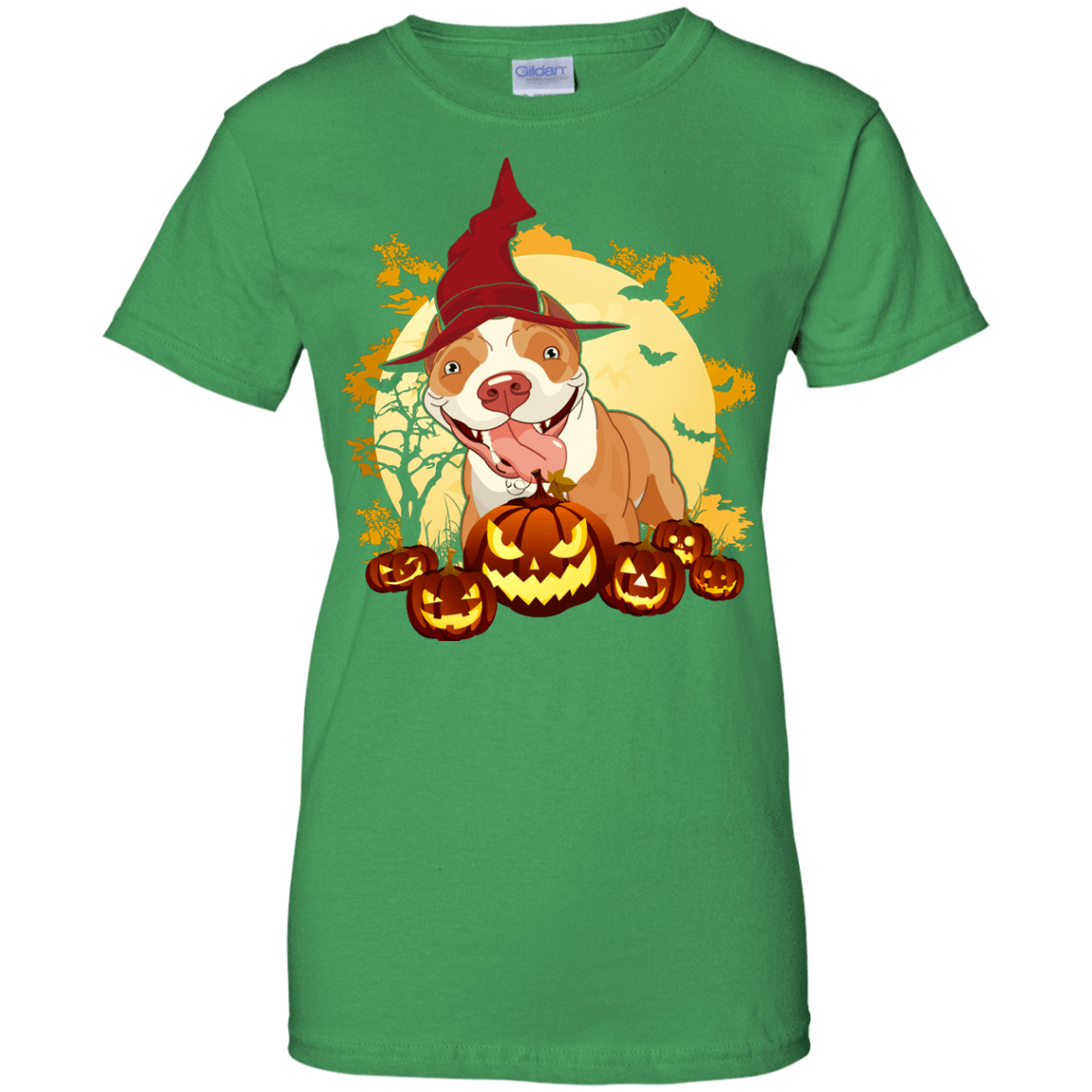 Pitbull Halloween Pumpkin T-Shirt & Hoodie | Teecentury.com