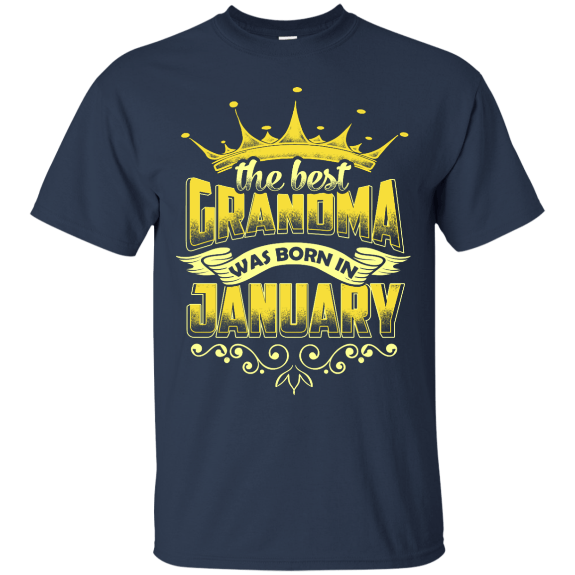 The Best Grandma Was Born In January T-Shirt & Hoodie | Teecentury.com