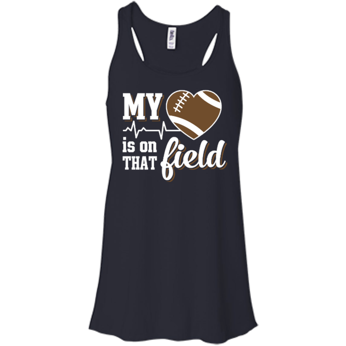 My Heart Is On That Field Football T-Shirt & Hoodie | Teecentury.com