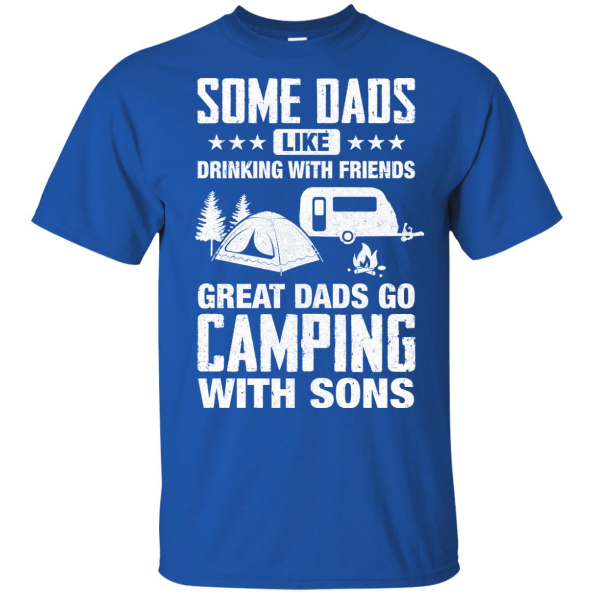 Great Dad Go Camping With Sons Father Day Gift T-Shirt & Hoodie | Teecentury.com