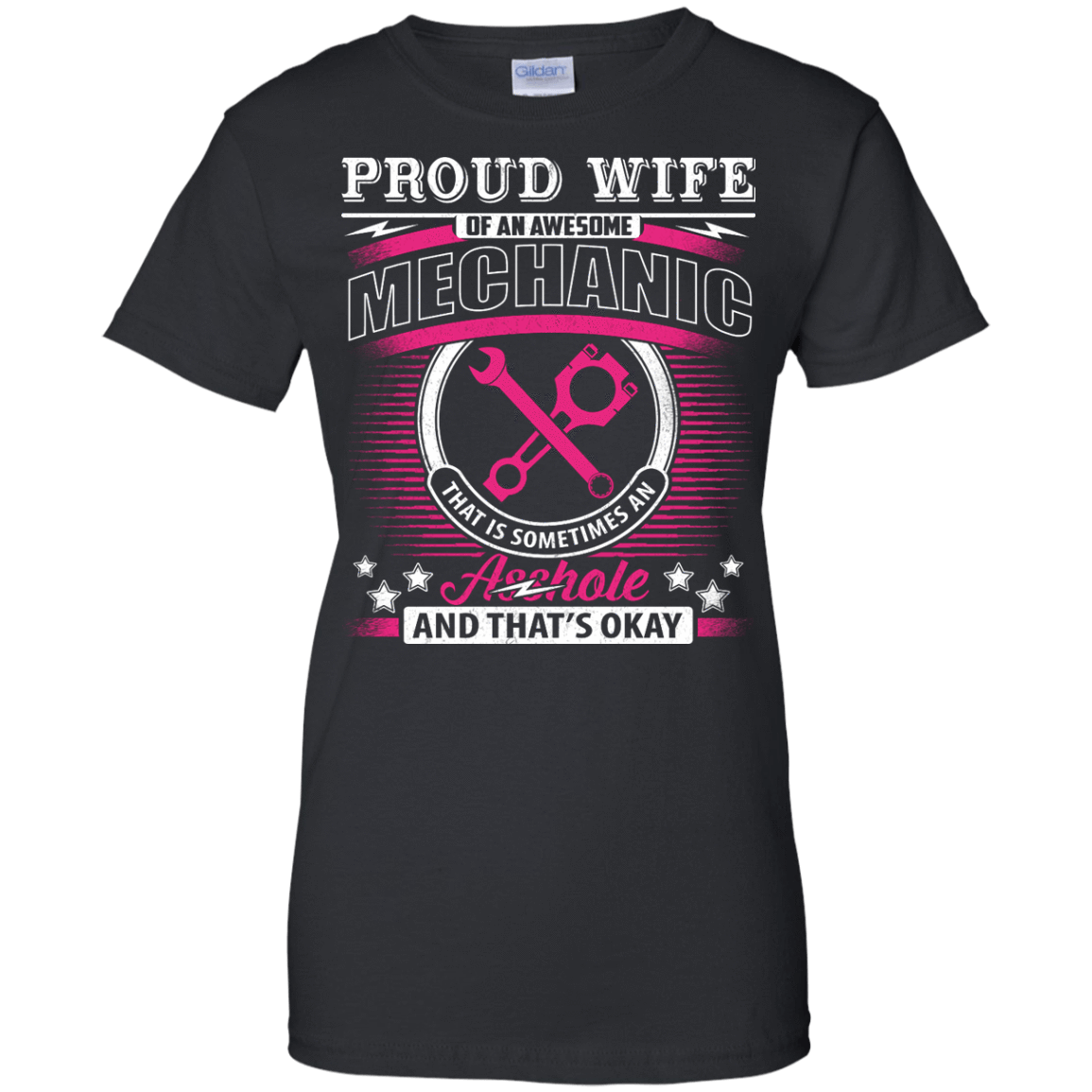 Proud Wife Of An Awesome Mechanic T-Shirt & Hoodie | Teecentury.com