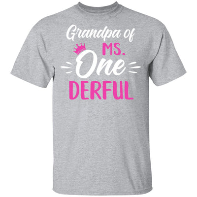 Grandpa Of Ms Onederful 1st Birthday Party Costumes Gifts T-Shirt & Hoodie | Teecentury.com
